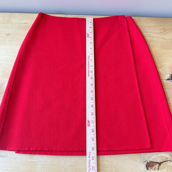 LINDA ALLARD ELLEN TRACY SKIRT 4 PETITE 100% WOOL TRUE WRAP PENCIL CAREER VTG - Picture 9 of 12